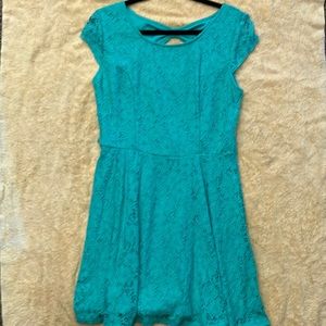 Teal dress